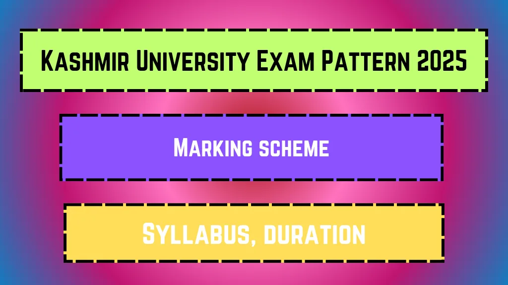 Kashmir University Exam Pattern 2025_20250320_182946_0000